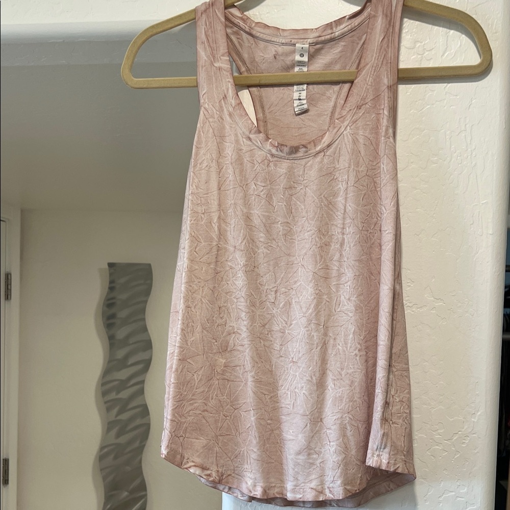 Lululemon Pink Sleeveless Women's Top